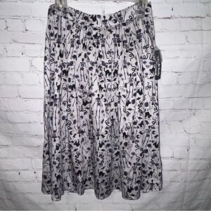 Modcloth Scaredy Cat Halloween print skirt size‎ 6 NWT